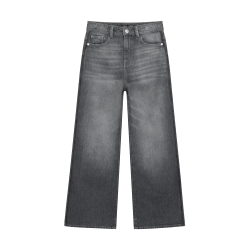 Indian Blue Jeans Extra Wide Fit Grey  Dark Grey Denim