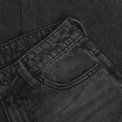 Indian Blue Jeans Wide Loose Fit Black Jeans Black Denim