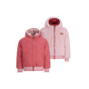 NoNo Bomby Reversible Girls Hooded Winter Bomberjacket Sunset Pink