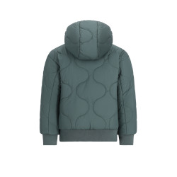 NoNo Bomby Reversible Girls Hooded Winter Bomberjacket Light Smaragd