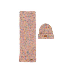 NoNo Rana Knitted Hat+Scarf Set Vintage Rose