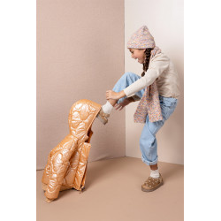 NoNo Rana Knitted Hat+Scarf Set Vintage Rose