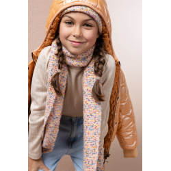 NoNo Rana Knitted Hat+Scarf Set Vintage Rose
