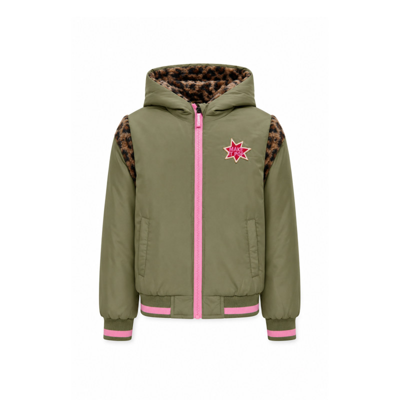 Jasmine B.Nosy girls bomber jacket Army Green