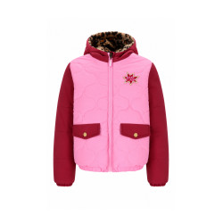 Jacky B.Nosy girls reversible jacket Sachet Pink