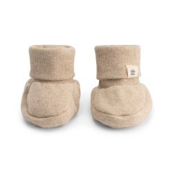 A Tiny Story baby slippers Beige melange