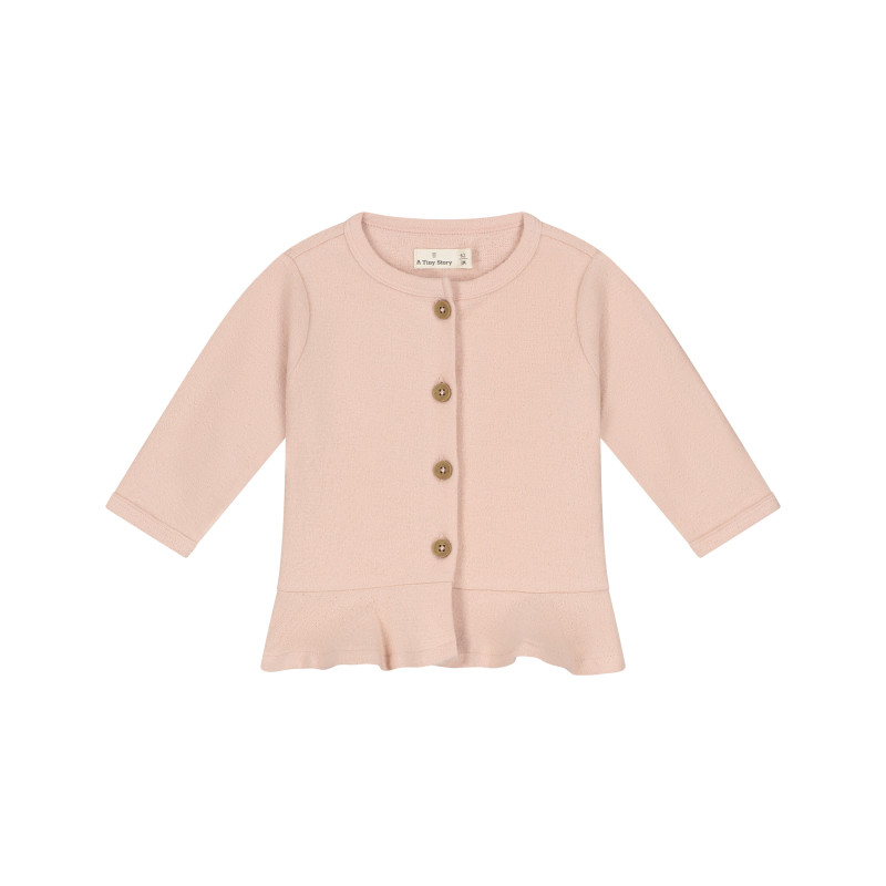 A Tiny Story baby cardigan Old pink