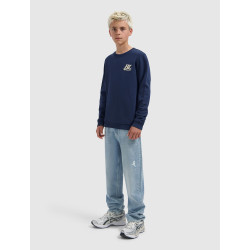 Ballin Junior Monogram Crewneck Navy