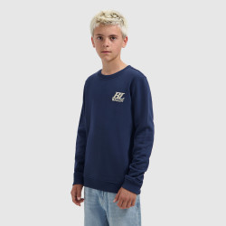 Ballin Junior Monogram Crewneck Navy