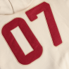 Daily Seven Oversized Hoodie Badges Sandshell