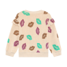 Daily Seven Sweater AOP Ruffle Semolina