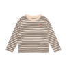 Daily Seven T-shirt Longsleeve Striped Sandshell