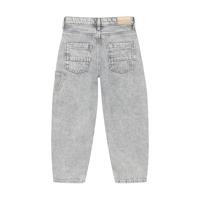 Daily Seven Denim Barrel Fit Light Grey Denim