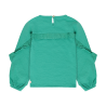 Daily Seven T-Shirt Longsleeve Ruffle Sea Green