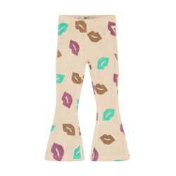 Daily Seven Flared AOP Pants Semolina