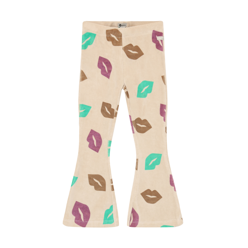 Daily Seven Flared AOP Pants Semolina