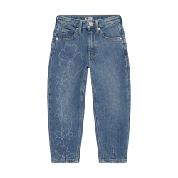 Daily Seven Denim Barrel Fit print Used Grey Denim