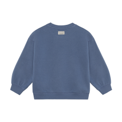 Daily Seven Oversized Sweater Artwork Ash Blue