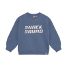 Daily Seven Oversized Sweater Artwork Ash Blue