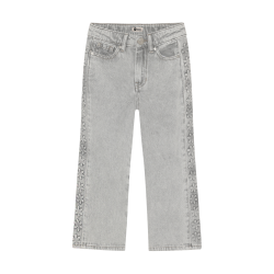 Daily Seven Denim Wide Fit Embossing Light Grey Denim