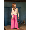LOOXS Little jacquard rib Tee Latte