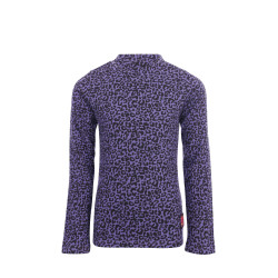 LOOXS Little crinkle leopard Tee Purple Leopard