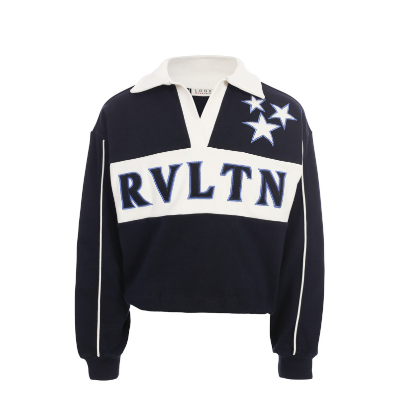 LOOXS 10sixteen Polo sweater Oxford Blue