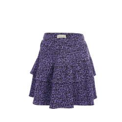 LOOXS Little leopard skirt Purple Leopard