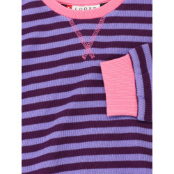 LOOXS Little y/d stripe sweater Purple Stripe