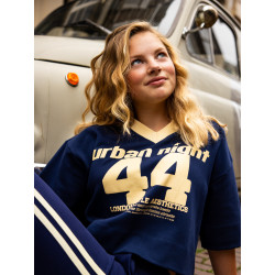 LOOXS 10sixteen oversized Tee Oxford Blue