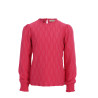 LOOXS Little lace top Warm Fuchsia
