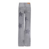 Geisha Jeans wide leg stars grey denim
