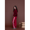 Geisha Trackpants burgundy