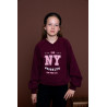 Geisha Sweat balloon NY burgundy/pink