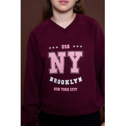 Geisha Sweat balloon NY burgundy/pink