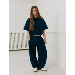 Sofie Schnoor EloiseSY Short sleeve Sweatshirt Navy Blue