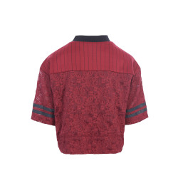 LOOXS 10sixteen lace Tee Ruby Red