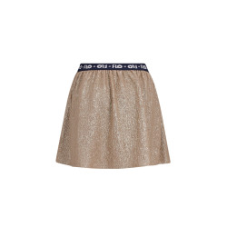 Like Flo Holly Flo girls metallic skirt Soft gold
