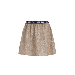 Like Flo Holly Flo girls metallic skirt Soft gold