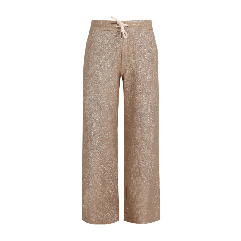 Like Flo Fenya Flo girls metallic straight leg pants Soft gold