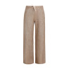 Like Flo Fenya Flo girls metallic straight leg pants Soft gold