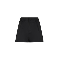 NoBell' Suki Twill Short with pleats Jet Black