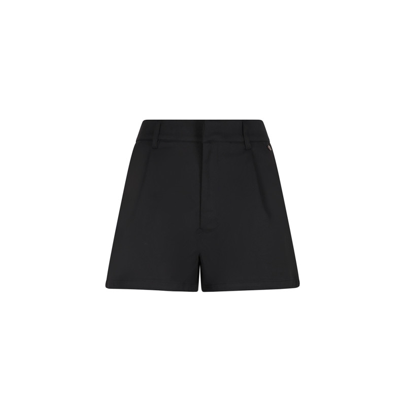 NoBell' Suki Twill Short with pleats Jet Black