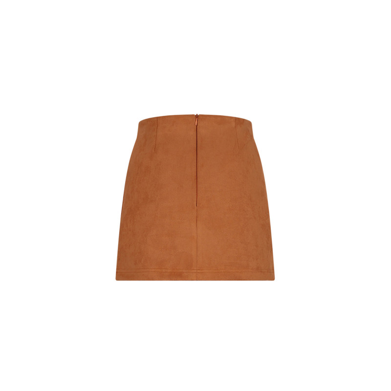 NoBell' Noï Suedine Skirt Cinnamon
