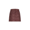 NoBell' Noï Printed Suedine Skirt Dark Bordeaux