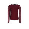 NoBell' Kaya Mesh Top Dark Bordeaux