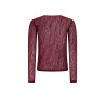 NoBell' Kaya Mesh Top Dark Bordeaux