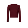 NoBell' Kuan RibJersey Tshirt Dark Bordeaux