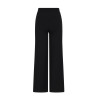 NoBell' Sylvia Travellers Interlock Pants Wide leg Jet Black