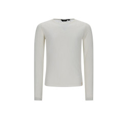 NoBell' Kaya Mesh Top Pearled Ivory